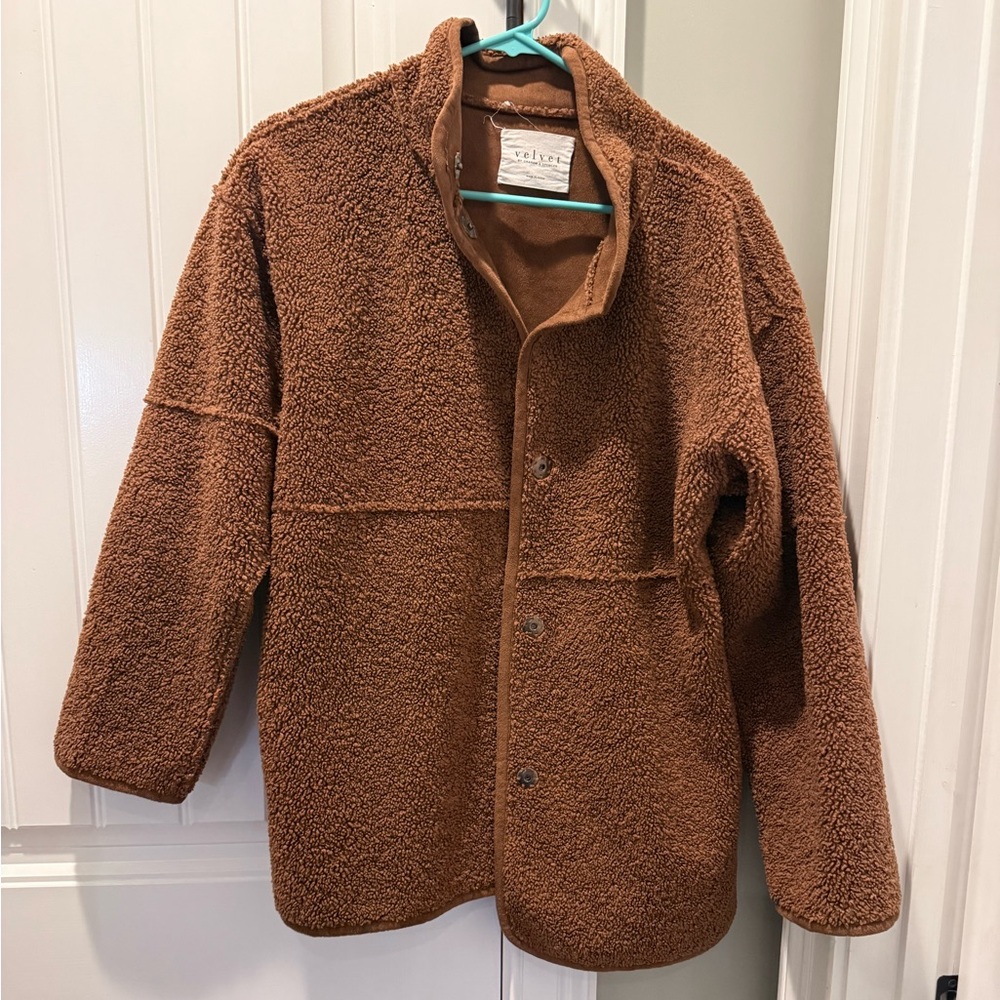 Velvet by Graham & Spencer albany reversible faux reversible jacket size xs